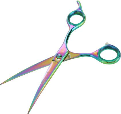 Show full view: Sharf Gold Touch Rainbow Curved Pet Grooming Shear, 6.5-in slide 3 of 6