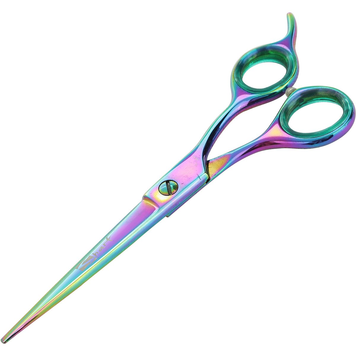 Sharf Gold Touch Rainbow Straight Pet Grooming Shear, 6.5-in