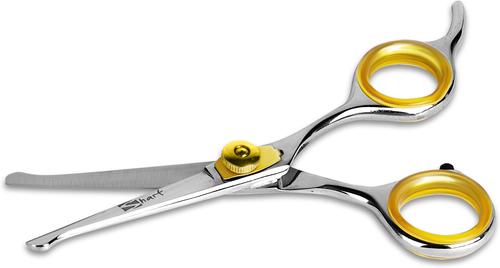 Show full view: Sharf Straight Gold Touch Round Tips Dog Grooming Scissors, 4.5-in slide 3 of 6