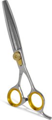 Sharf Straight Gold Touch Round Tips Dog Grooming Scissors, 7-in
