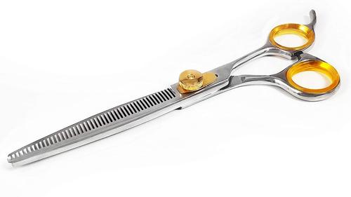 Show full view: Sharf Straight Gold Touch Round Tips Dog Grooming Scissors, 7-in slide 2 of 4