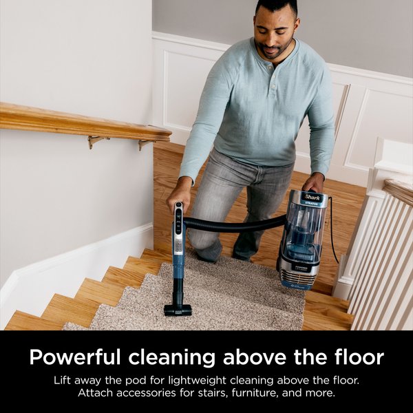 Shark AZ3002 Stratos Upright Vacuum, Navy