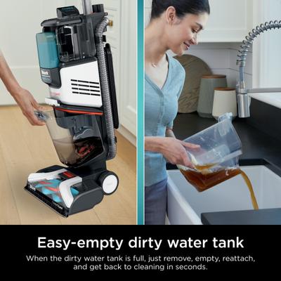 Show full view: Shark CarpetXpert with Stainstriker Upright Carpet Cleaner, Teal/White slide 8 of 8