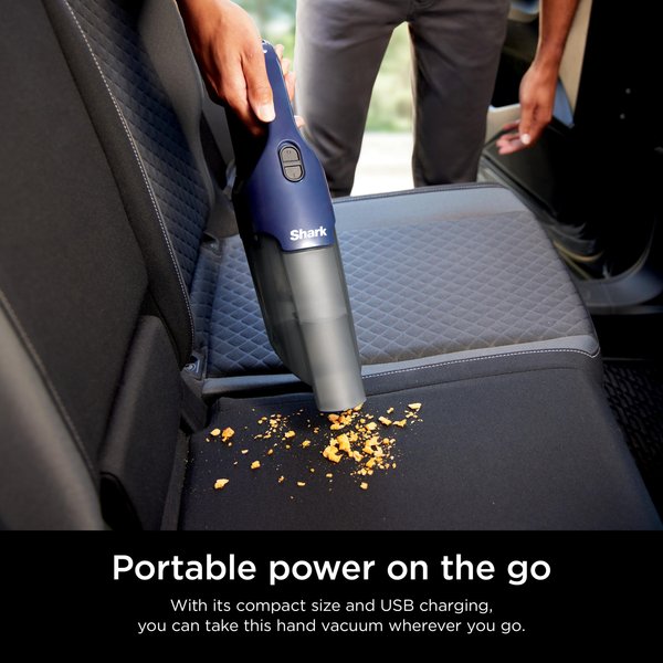 Show full view: Shark Cyclone Pet Handheld Vacuum, Navy Blue slide 4 of 9