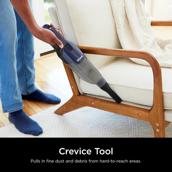 Show full view: Shark Cyclone Pet Handheld Vacuum, Navy Blue slide 8 of 9