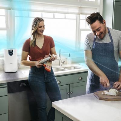 Show full view: Shark HP102 Air Purifier with True HEPA, White slide 8 of 9