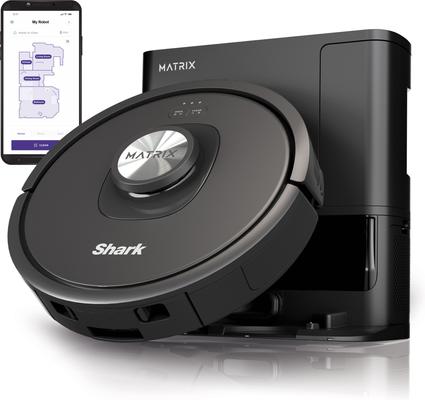 Show full view: Shark Matrix Self-Emptying Robot Vacuum, Black/Grey slide 2 of 9