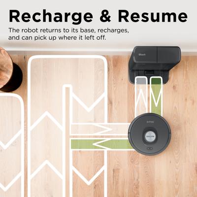 Show full view: Shark Matrix Self-Emptying Robot Vacuum, Black/Grey slide 8 of 9