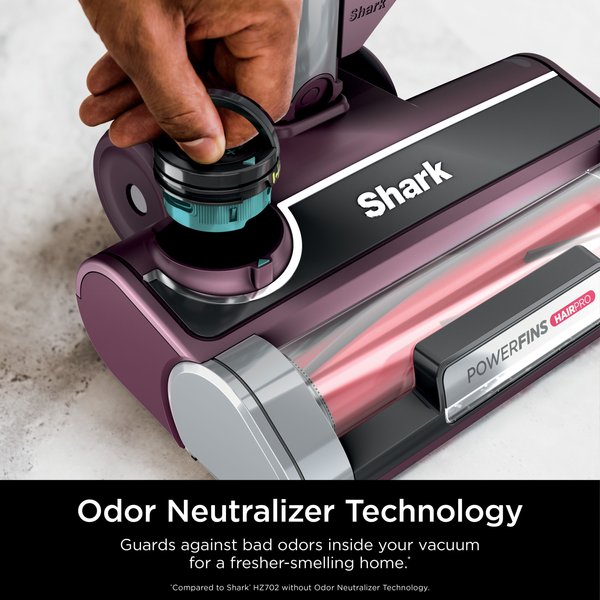 Shark PowerDetect Ultra-Light Corded Stick Vacuum, Purple