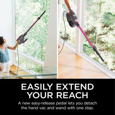 Show full view: Shark Rocket Pro DLX Corded Stick Vacuum, Fuchsia slide 4 of 9