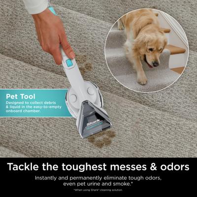 Show full view: Shark StainStriker Portable Carpet & Upholstery Cleaner, White slide 3 of 9