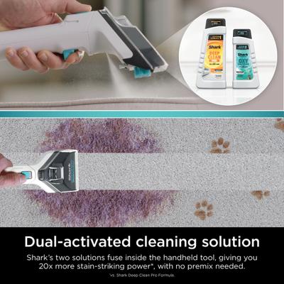 Show full view: Shark StainStriker Portable Carpet & Upholstery Cleaner, White slide 2 of 9