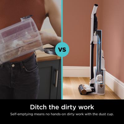 Show full view: Shark WANDVAC Self-Empty HEPA Cordless Vacuum System, White slide 8 of 9