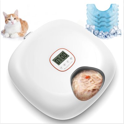 Sharper Image Sharper Image NovaFeeder Smart 6-Meal Automatic Cat Feeder, 3-cup, White