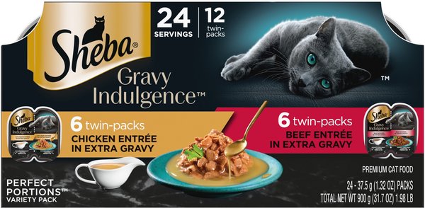 Sheba Cat Food Wet Gravy Indulgence Cat Food Sheba Sheba Perfect