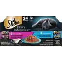 Sheba Gravy Indulgence Salmon & White Fish in Gravy Variety Pack Grain-Free Adult Wet Cat Food, 2.64-oz can, case of 12