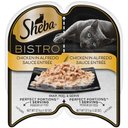 Sheba Perfect Portions Bistro Chicken in Alfredo Sauce Adult Wet Cat Food, 2.64-oz tray, case of 24