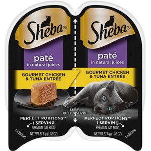 SHEBA Perfect Portions Grain-Free Tender Beef Entree Pate