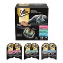 Sheba Perfect Portions Grain-Free Gourmet Salmon, Sustainable Tuna & Delicate Whitefish & Tuna Cuts in Gravy Variety Pack Adult Wet Cat Food Trays, 2.6-oz, case of 24