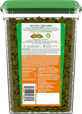 Show full view: Sheba Perfect Portions Grain-Free Multipack Roasted Chicken, Gourmet Salmon & Tender Turkey Cuts in Gravy Food Trays + Greenies Feline Smartbites Healthy Indoor Chicken Flavored Cat Treats slide 7 of 9