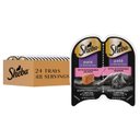 Sheba Perfect Portions Grain-Free Pate Sustainable Salmon Entree Adult Wet Cat Food Trays, 2.6-oz, case of 24