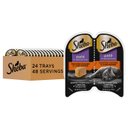 Sheba Perfect Portions Grain-Free Roasted Chicken & Liver Pate Entree Adult Wet Cat Food Trays, 2.6-oz, case of 24