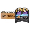 Sheba Perfect Portions Grain-Free Tender Whitefish & Tuna Entree Pate Adult Wet Cat Food Trays, 2.6-oz, case of 24