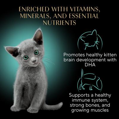 Show full view: Sheba Perfect Portions Kitten Variety Pack Chicken Pate & Pate Salmon Wet Cat Food, 2.6-oz tray, case of 24 slide 10 of 11