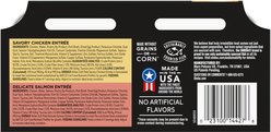 Sheba Perfect Portions Kitten Variety Pack Chicken Pate & Pate Salmon Wet Cat Food, 2.6-oz twin-pack tray, case of 12 slide 2 of 8