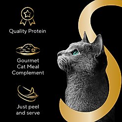 Sheba Selections Filets in Broth Chicken & Tuna Recipe Grain-Free Cat Meal Complement, 1.3-oz tray, case of 12 slide 2 of 8