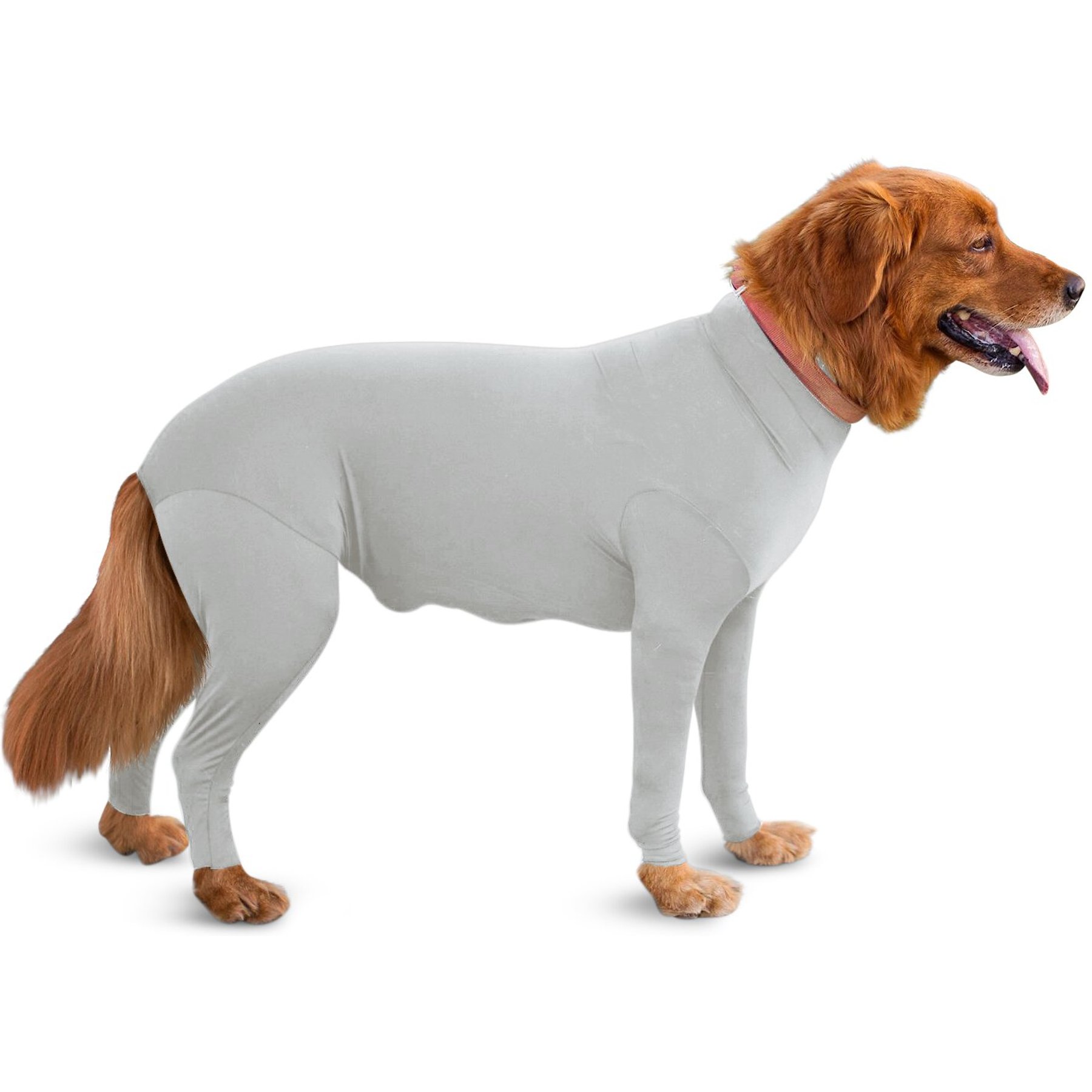 Shed Defender Original Dog Onesie, Heather Grey, XX-Large