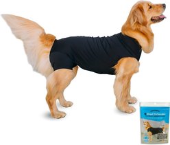 Shed Defender Recovery Dog Onesie, Black, Large