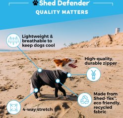 Shed Defender Recovery Dog Onesie, Black, X-Large slide 2 of 9