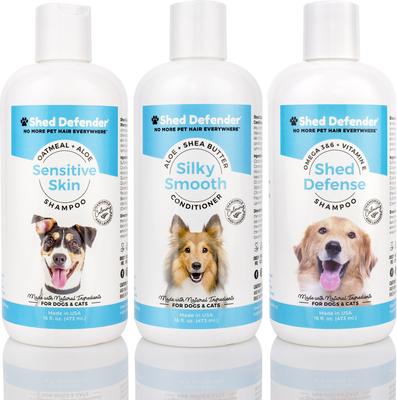 Show full view: Shed Defender Shed Defense Omega 3 & 6 Dog & Cat Shampoo, 16-fl oz bottle slide 8 of 8