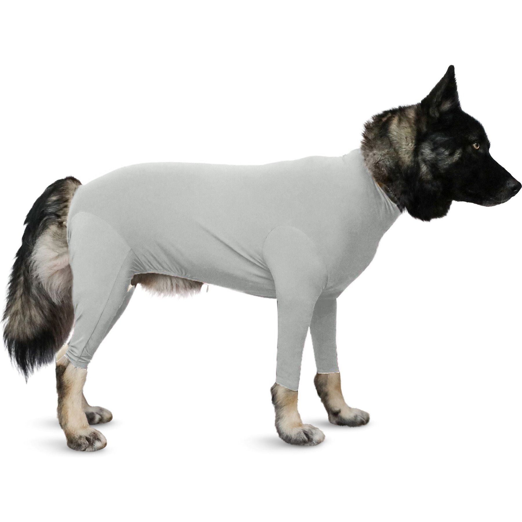 Shed Defender Sport Dog Onesie Heather Grey, X-Small