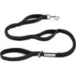 Show in main carousel: Shed Defender Three Handle Bungee Reflective Dog Leash, Black, 4 to 7-ft long, 1-in wide slide 1 of 7