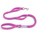 Shed Defender Three Handle Bungee Reflective Dog Leash, Hot Pink, 4 to 7-ft long, 1-in wide