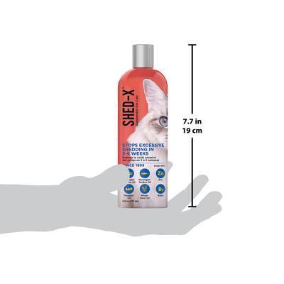 Show full view: Shed-X Dermaplex Shed Control Nutritional Supplement for Cats, 8-fl oz bottle slide 7 of 10