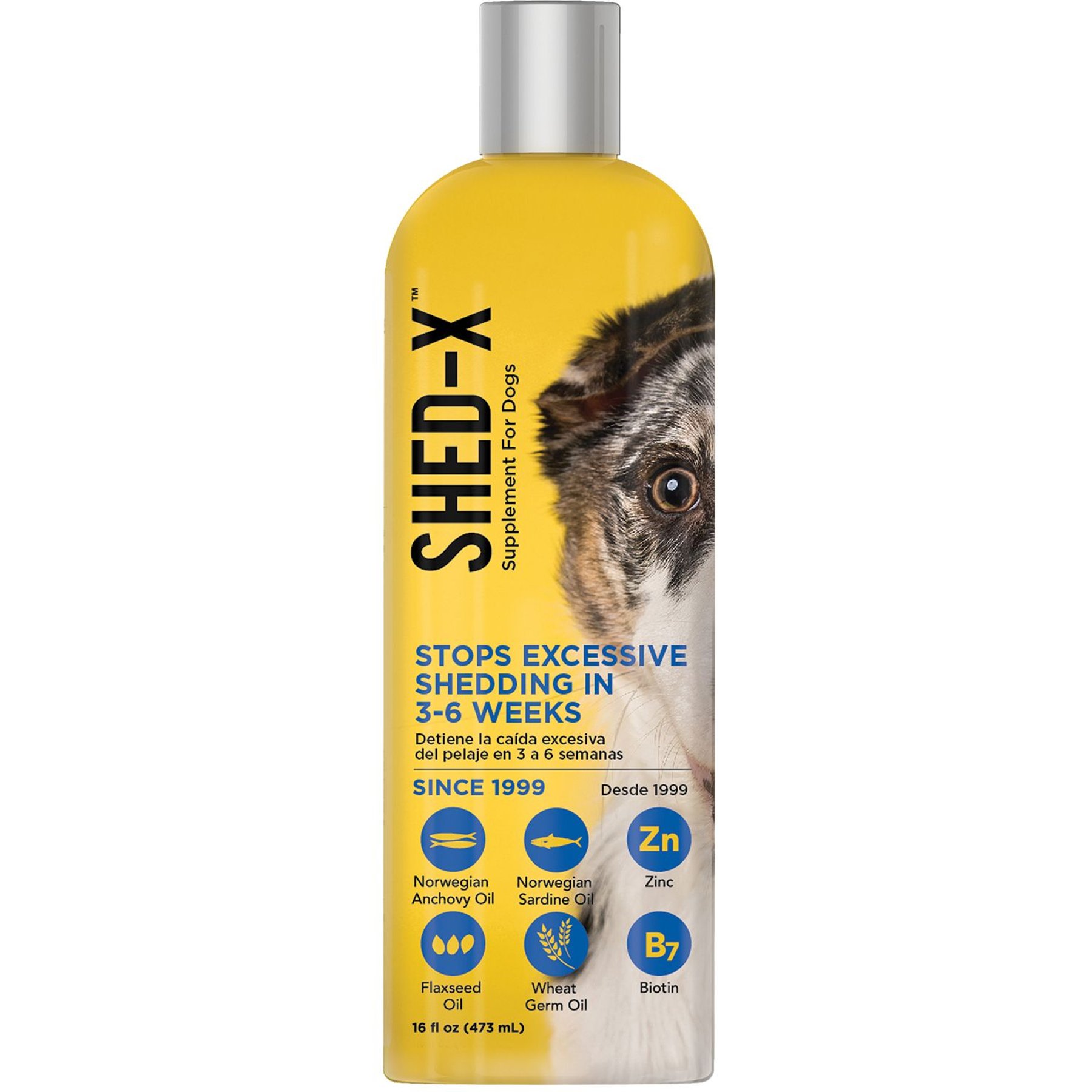 Shed-X Dermaplex Shed Control Nutritional Supplement for Dogs, 16-oz