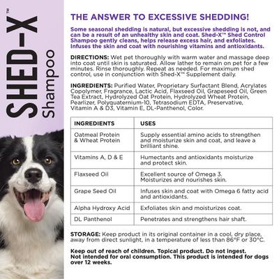 Show full view: Shed-X Shed Control Shampoo for Dogs, 16-fl oz bottle slide 2 of 12