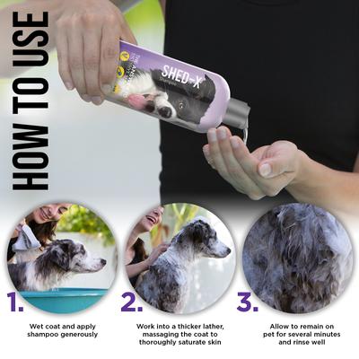 Show full view: Shed-X Shed Control Shampoo for Dogs, 16-fl oz bottle slide 5 of 12