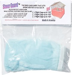 Sheer Guard Bird Cage Skirt, Aqua, Large slide 2 of 4