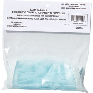 Sheer Guard Bird Cage Skirt, Aqua, Medium