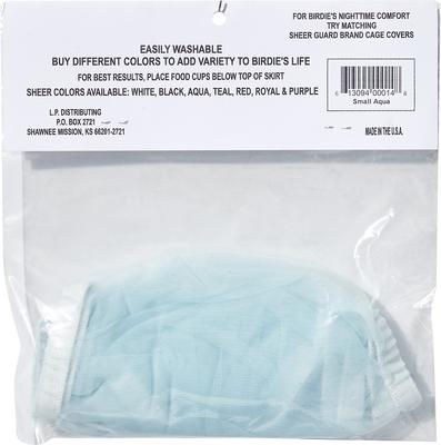 Show full view: Sheer Guard Bird Cage Skirt, Aqua, Small slide 3 of 6