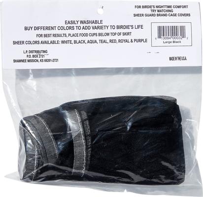 Show full view: Sheer Guard Bird Cage Skirt, Black, Large slide 3 of 6