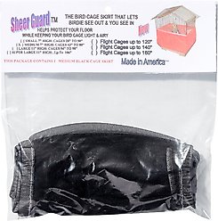 Sheer Guard Bird Cage Skirt, Black, Medium slide 2 of 4