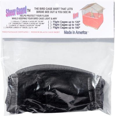 Show full view: Sheer Guard Bird Cage Skirt, Black, Medium slide 2 of 6