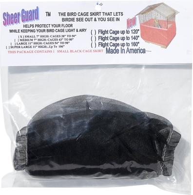 Show full view: Sheer Guard Bird Cage Skirt, Black, Small slide 2 of 6