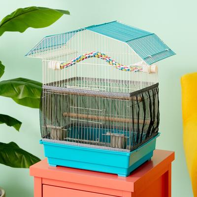 Show full view: Sheer Guard Bird Cage Skirt, Black, Small slide 4 of 6