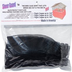 Sheer Guard Bird Cage Skirt, Black, X-Large slide 2 of 4